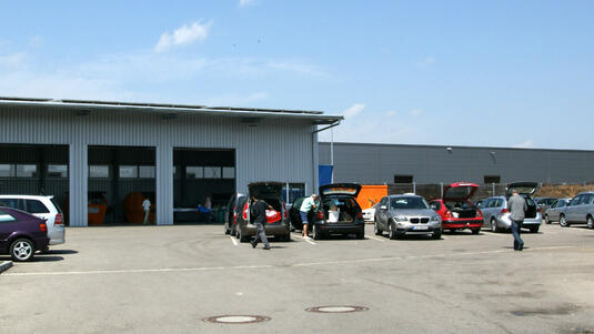 Wertstoffhof mit Grüngut- und Bauschuttsammelstelle